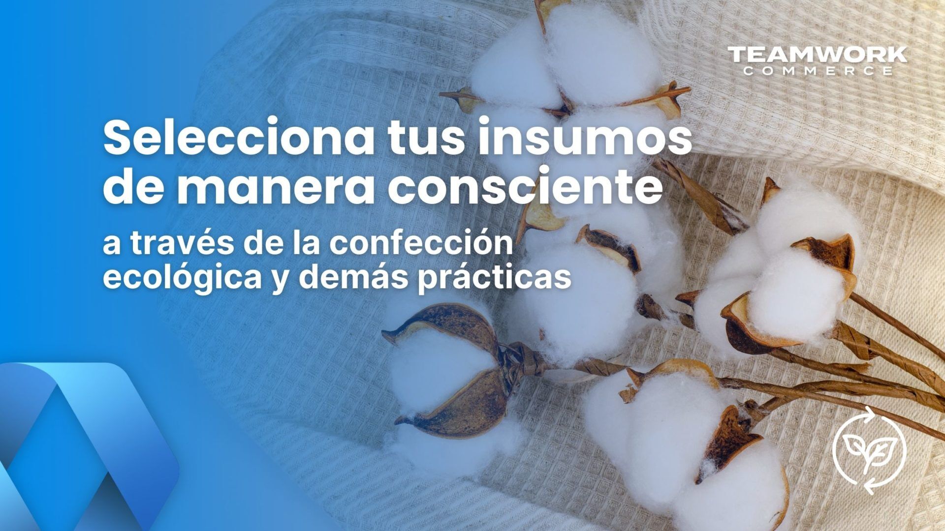 Impulsa la moda sustentable a través de la elección de nuestros insumos